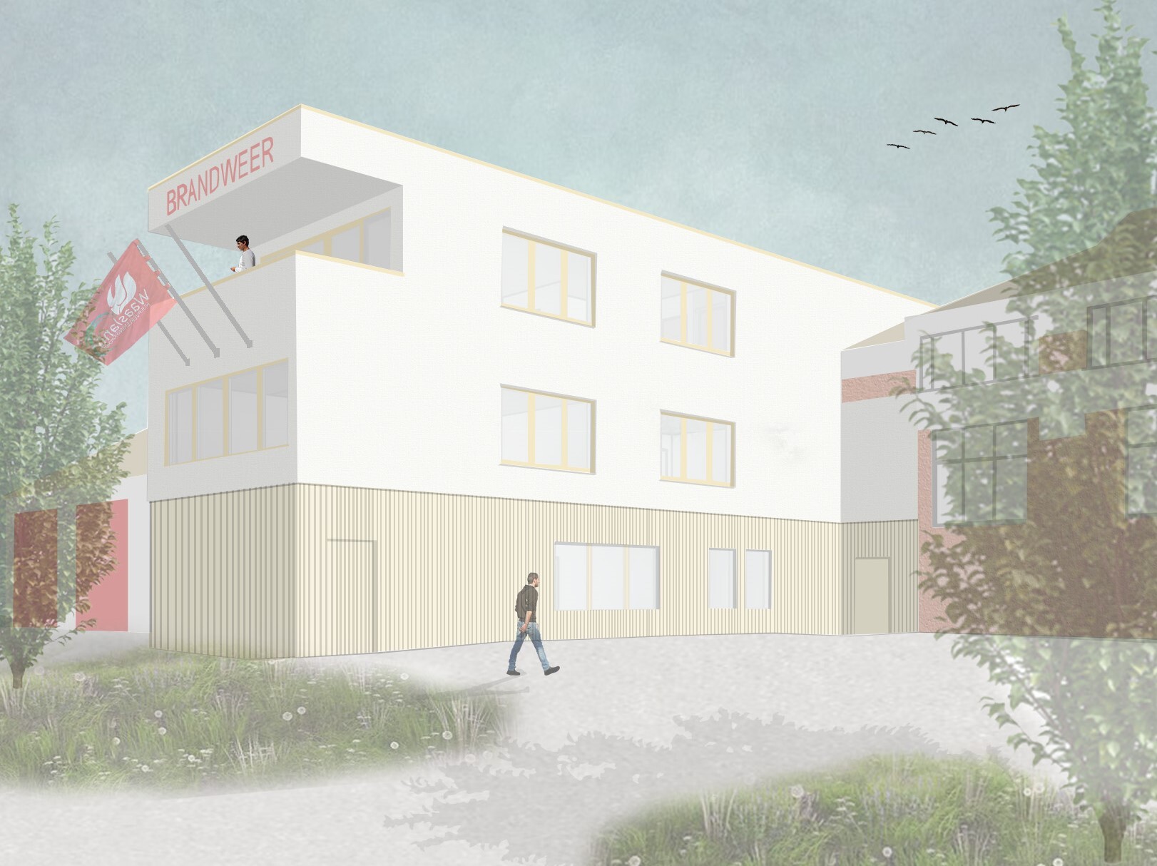 brandweerkazerne ontwerp