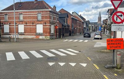 Wijziging voorrangsregeling kruispunt Heidestraat, Kapelstraat en Hogenakkerstraat
